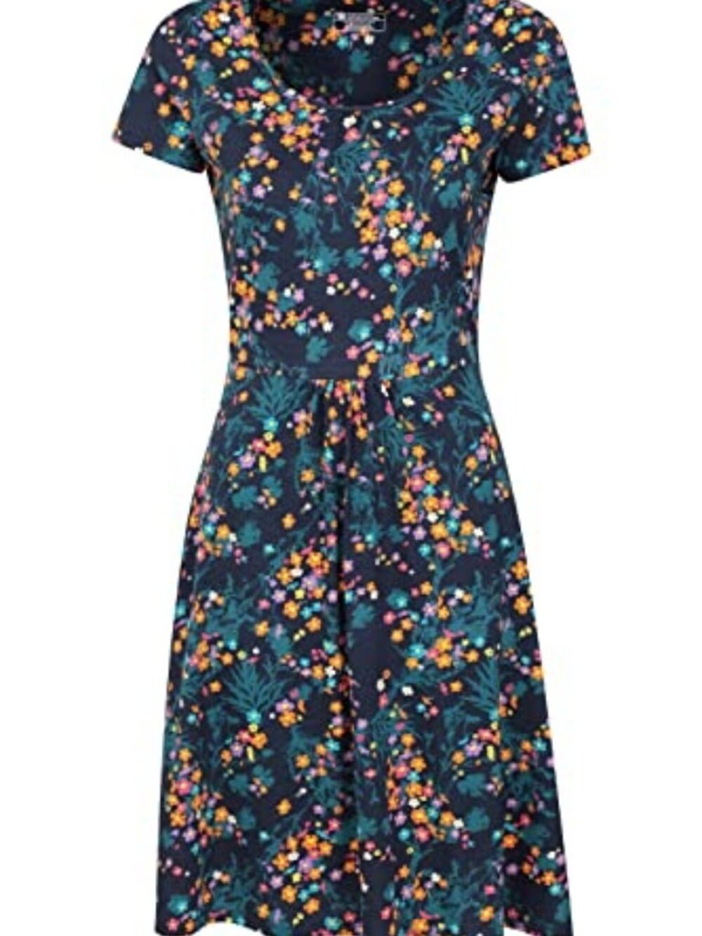 Mountain Warehouse Navy Orchid Floral UV Protection Atleasure Dress Size 8